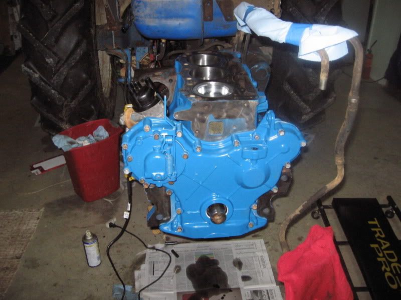Ford 4000 tractor engine rebuild